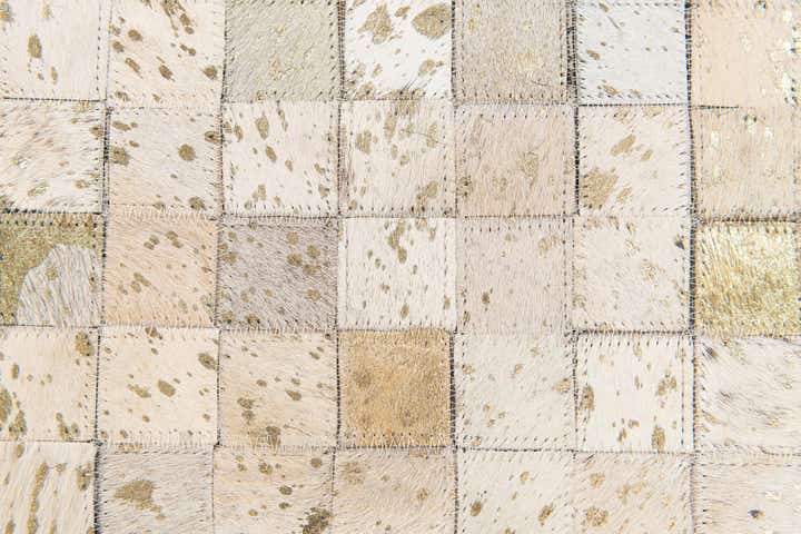 5' 2 x 7' 5 Cowhide Stocks Rug