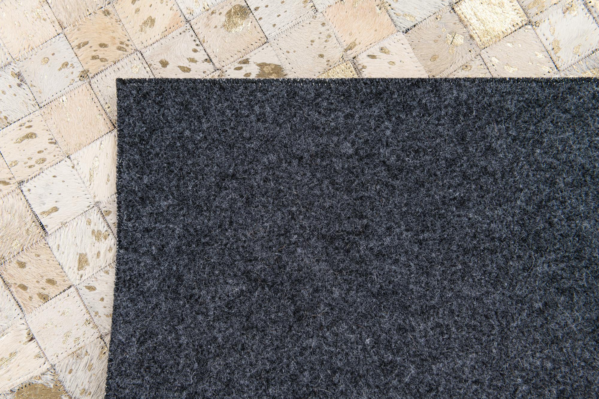 5' 2 x 7' 5 Cowhide Stocks Rug