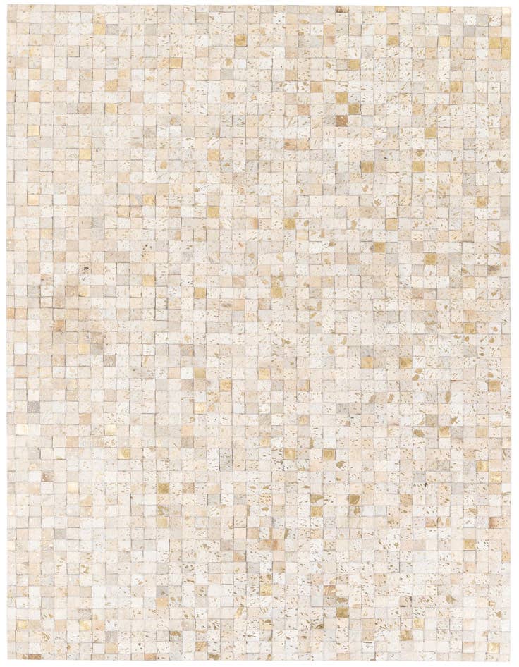 Detail image of 5' 2 x 7' 5 Cowhide Stocks Rug