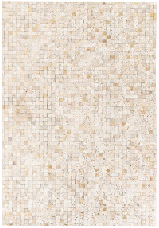 Detail image of 5' 2 x 7' 5 Cowhide Stocks Rug
