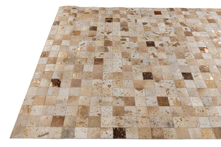 Detail image of 5' x 8' Cowhide Stocks Rug