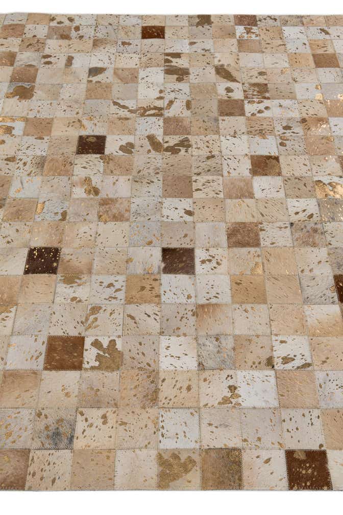 5' x 8' Cowhide Stocks Rug