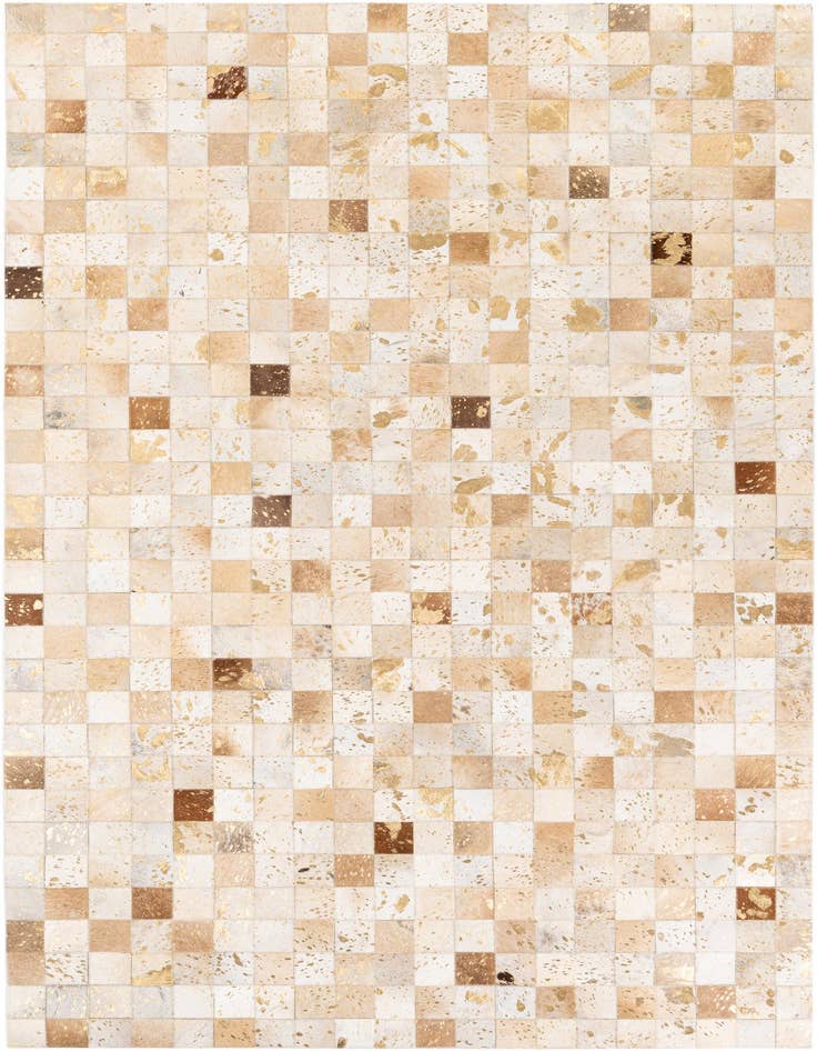 Detail image of 5' x 8' Cowhide Stocks Rug
