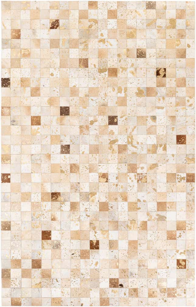 5' x 8' Cowhide Stocks Rug