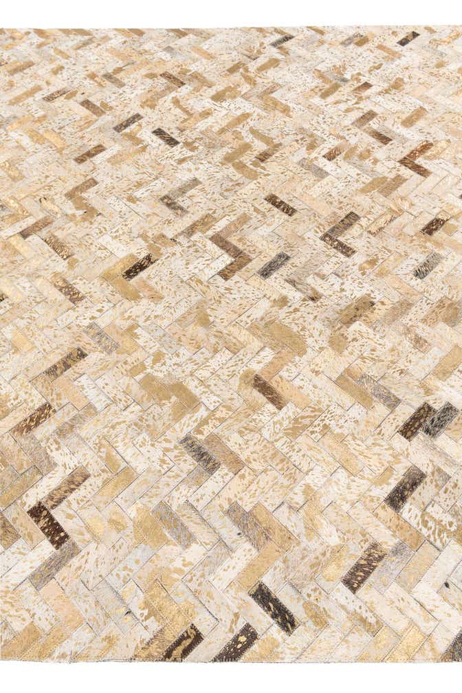 5' 3 x 7' 7 Cowhide Stocks Rug