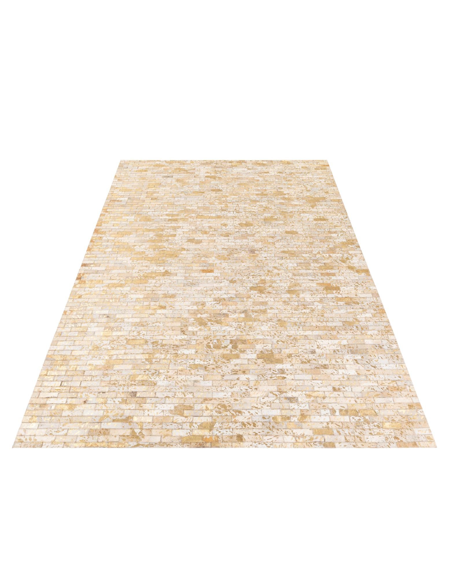 5' 4 x 7' 5 Cowhide Stocks Rug