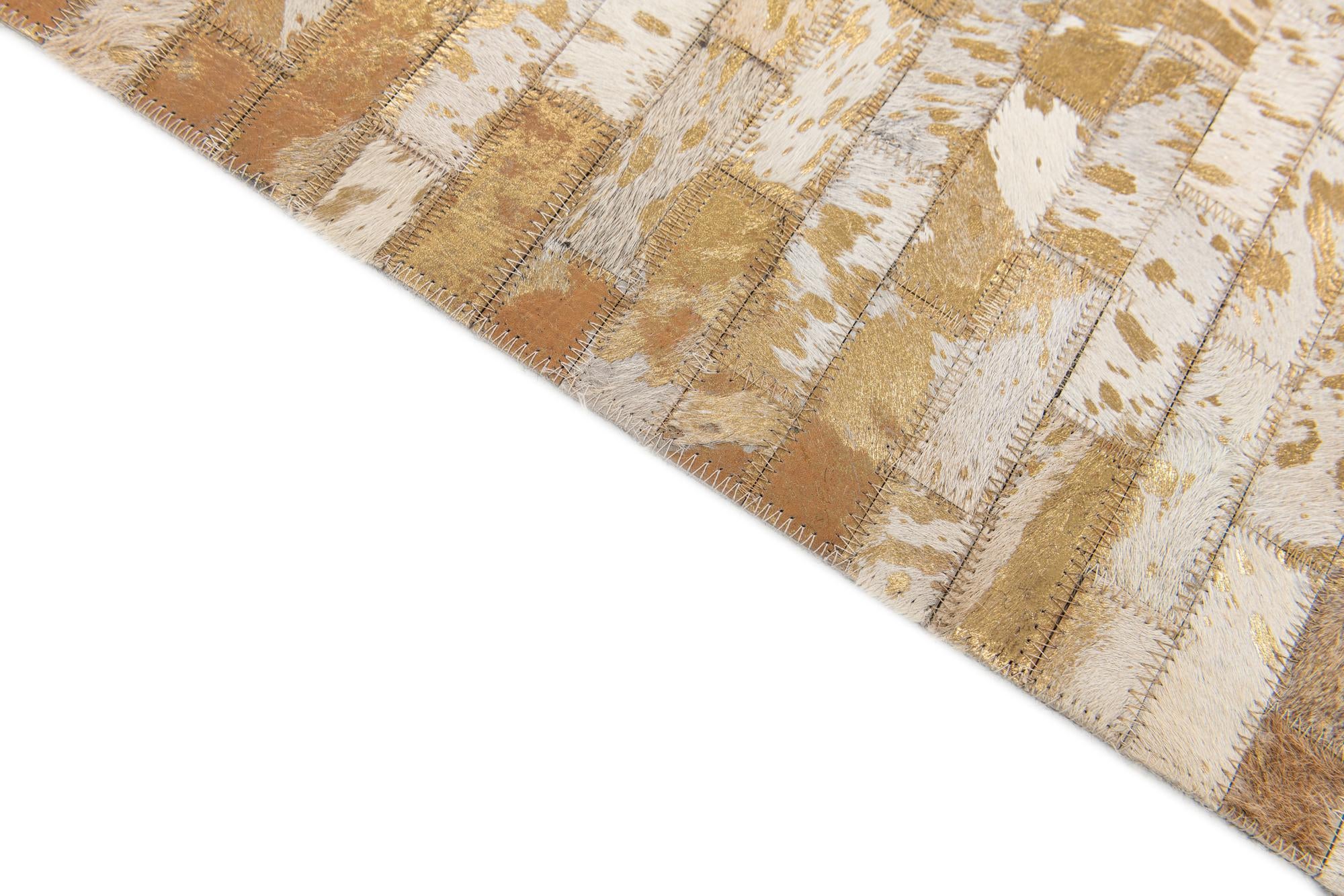 5' 4 x 7' 5 Cowhide Stocks Rug