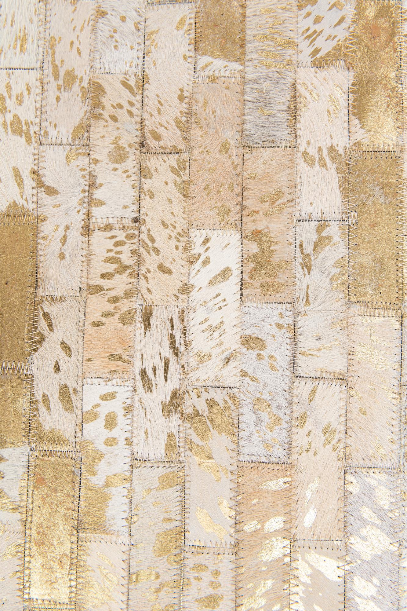 5' 4 x 7' 5 Cowhide Stocks Rug