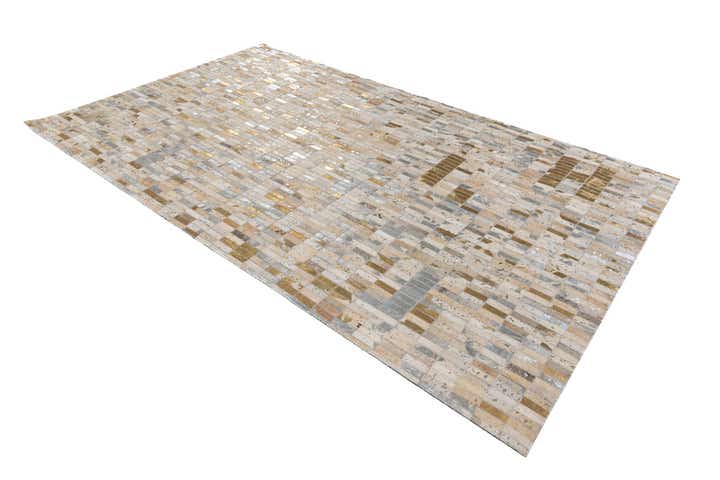 4' 10 x 8' 2 Cowhide Stocks Rug