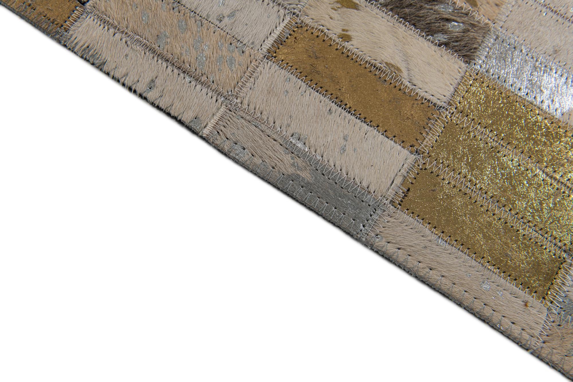 4' 10 x 8' 2 Cowhide Stocks Rug