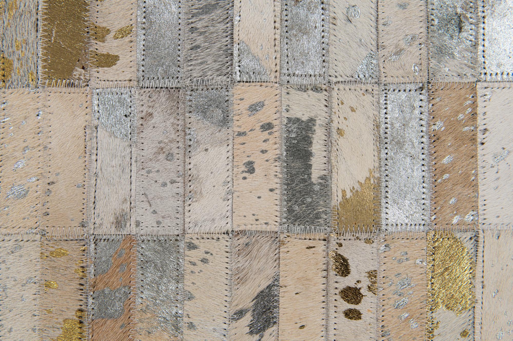 4' 10 x 8' 2 Cowhide Stocks Rug