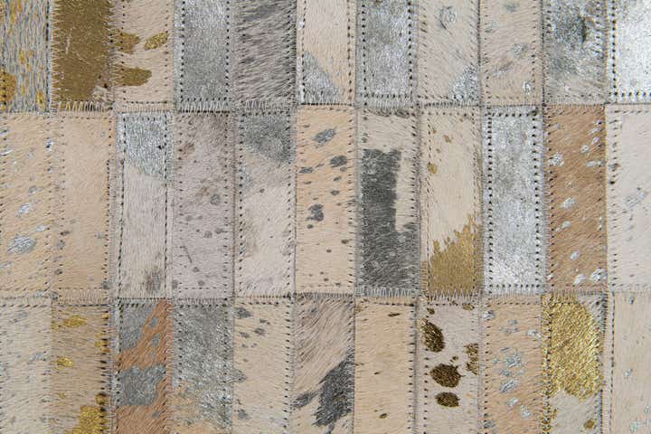 4' 10 x 8' 2 Cowhide Stocks Rug