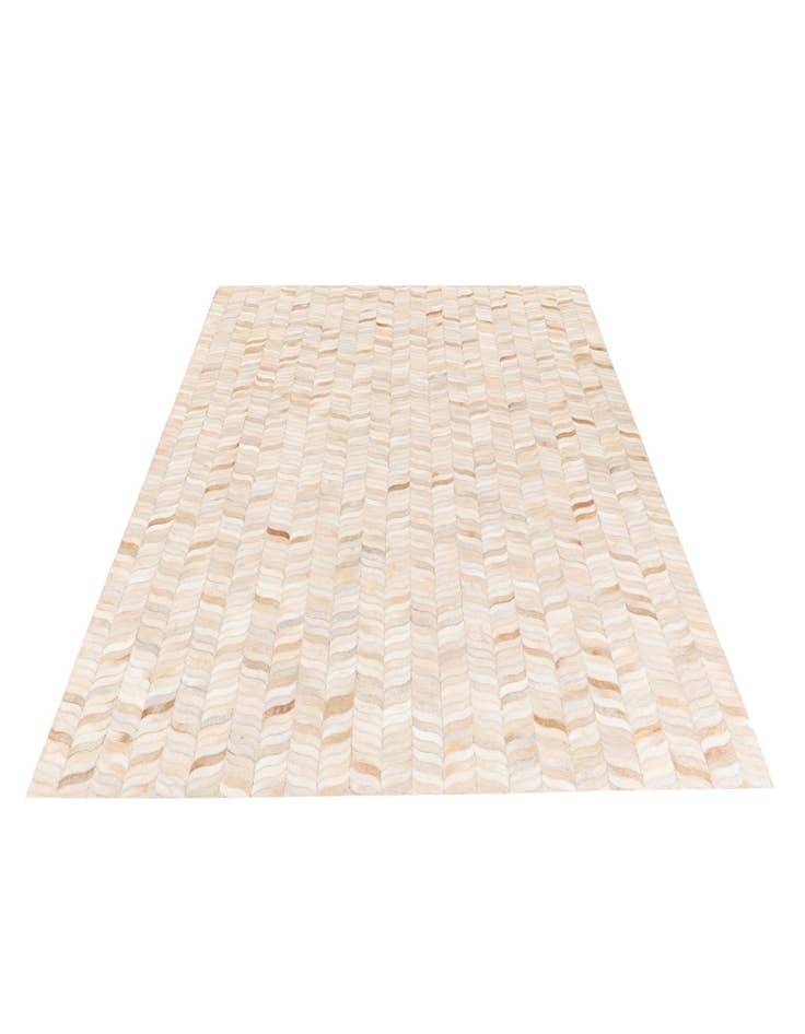 Detail image of 5' 9 x 7' 10 Cowhide Stocks Rug