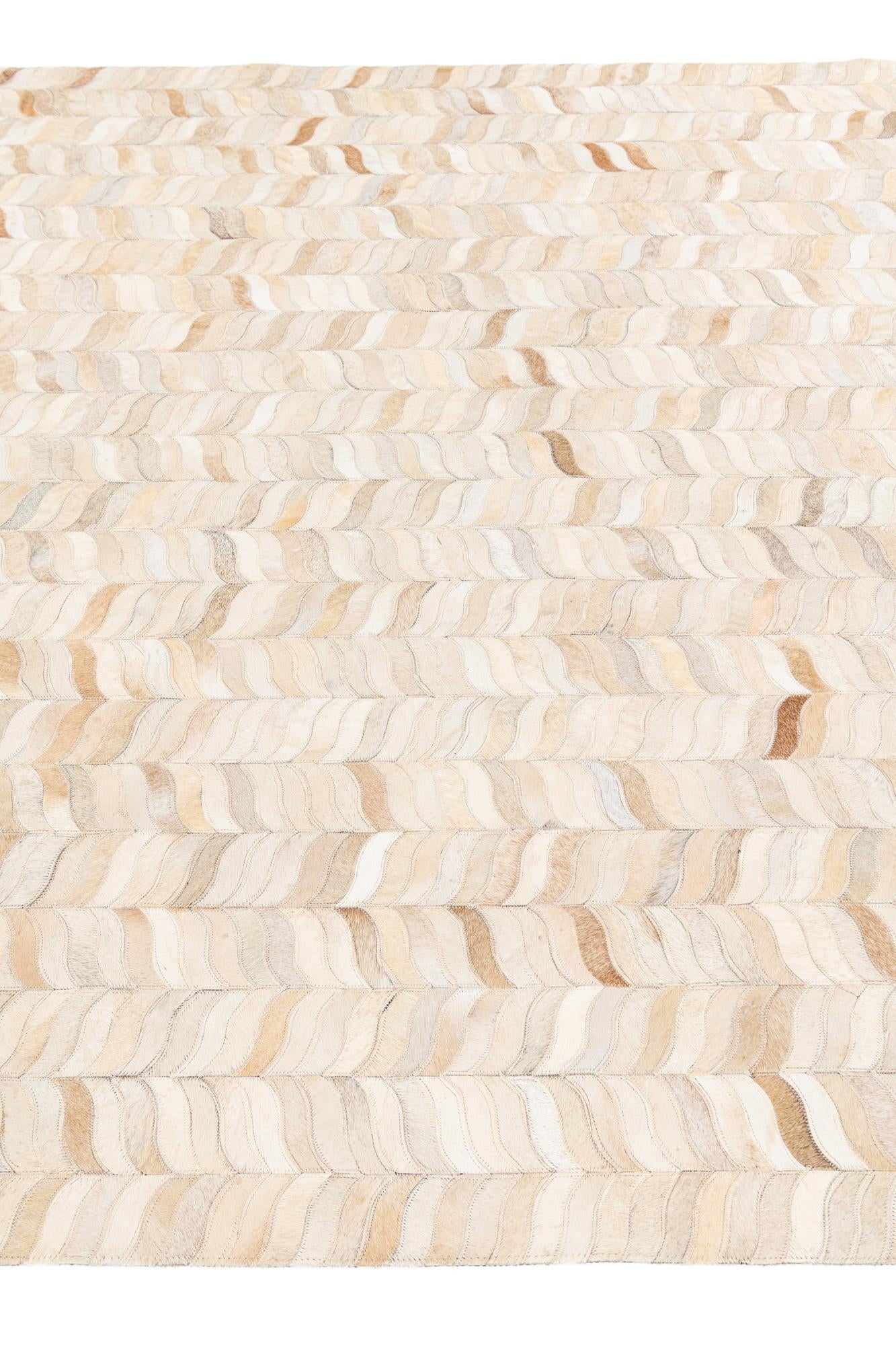 5' 9 x 7' 10 Cowhide Stocks Rug