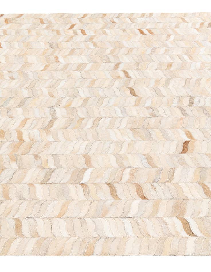 Detail image of 5' 9 x 7' 10 Cowhide Stocks Rug