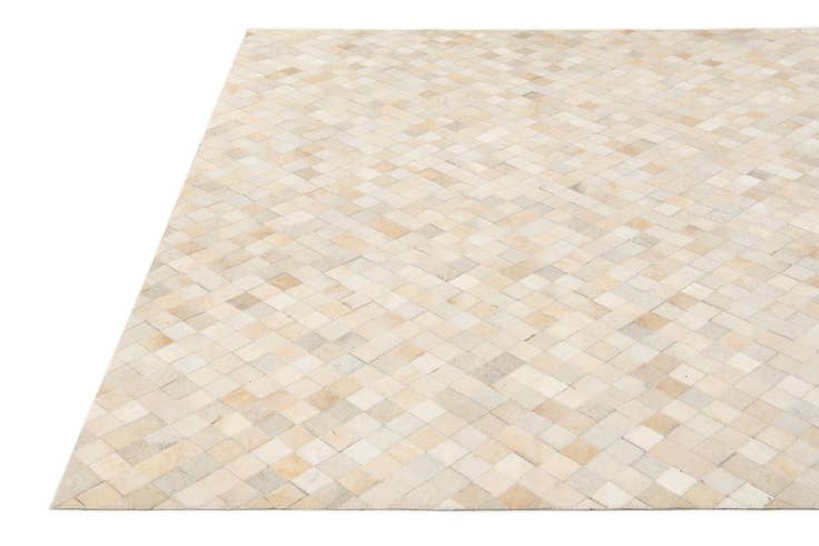 Detail image of 6' x 8' 11 Cowhide Stocks Rug