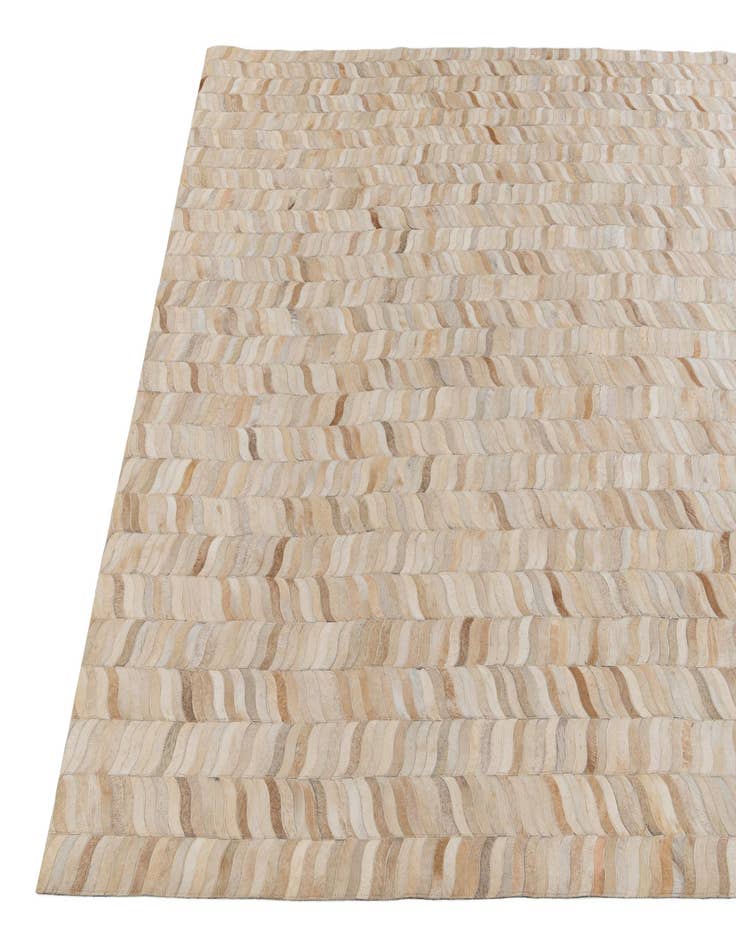 Detail image of 6' 8 x 9' 8 Cowhide Stocks Rug