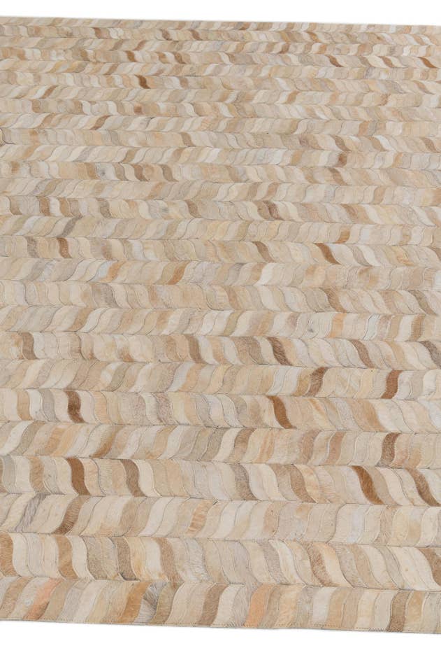 Detail image of 6' 8 x 9' 8 Cowhide Stocks Rug