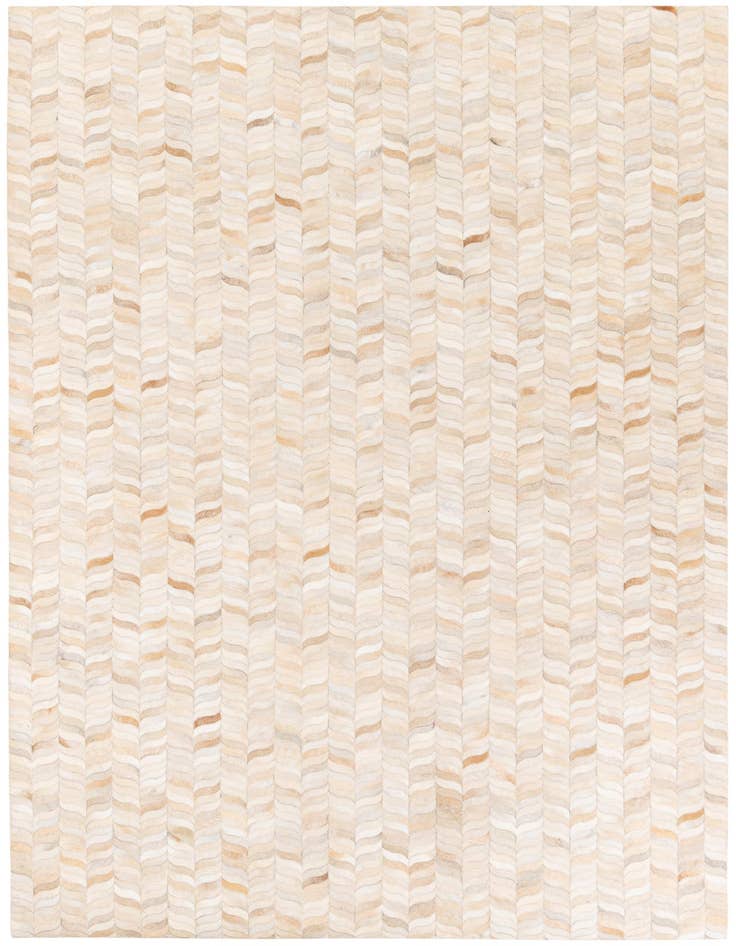 Detail image of 6' 8 x 9' 8 Cowhide Stocks Rug