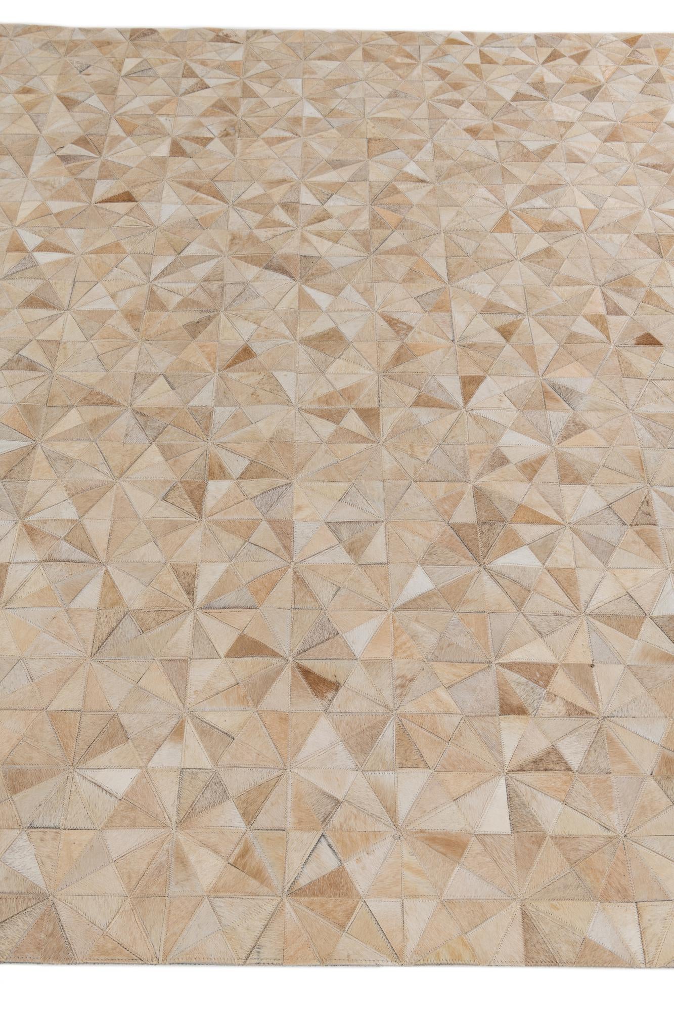 6' 9 x 9' 7 Cowhide Stocks Rug