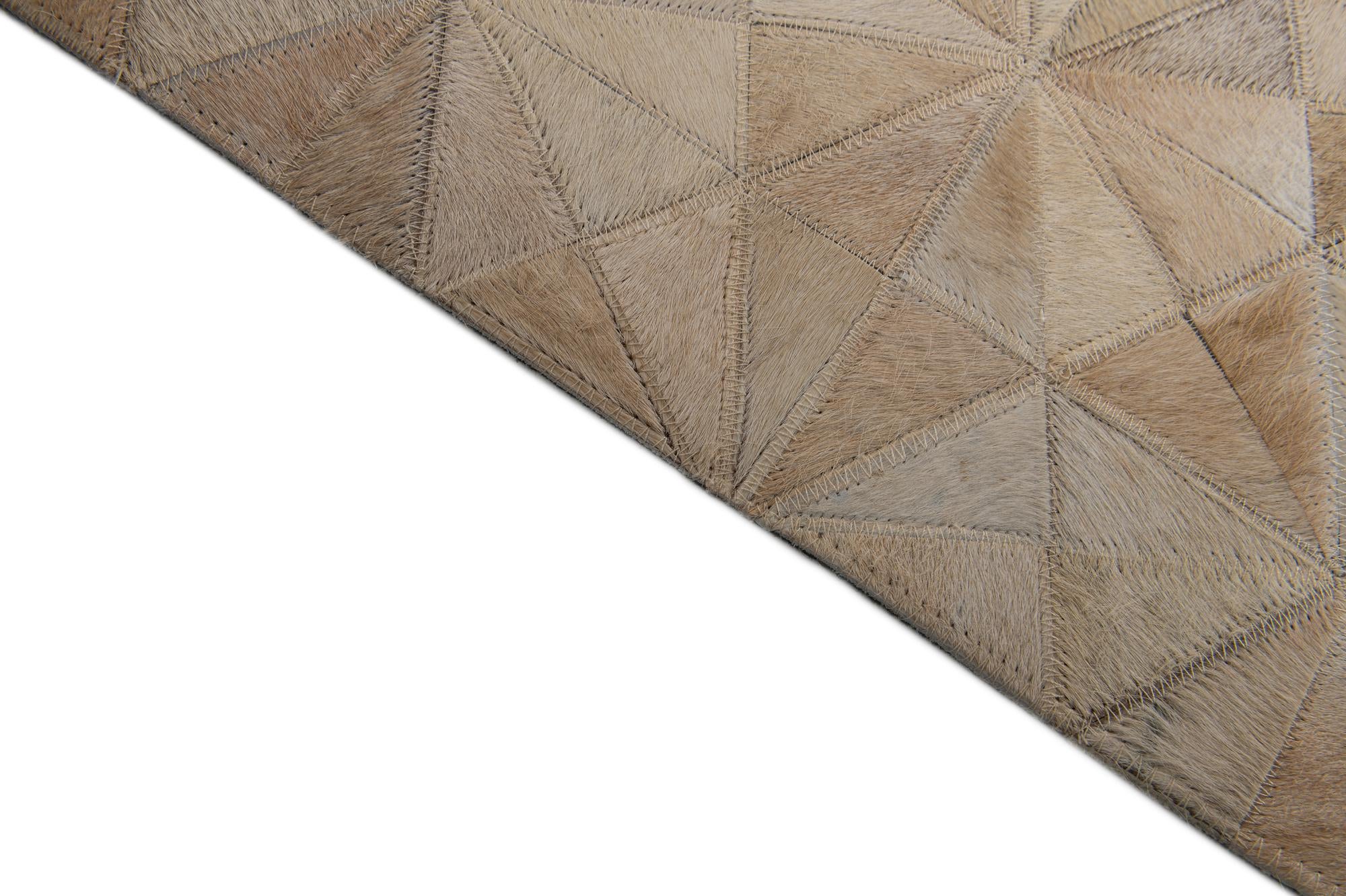 6' 9 x 9' 7 Cowhide Stocks Rug