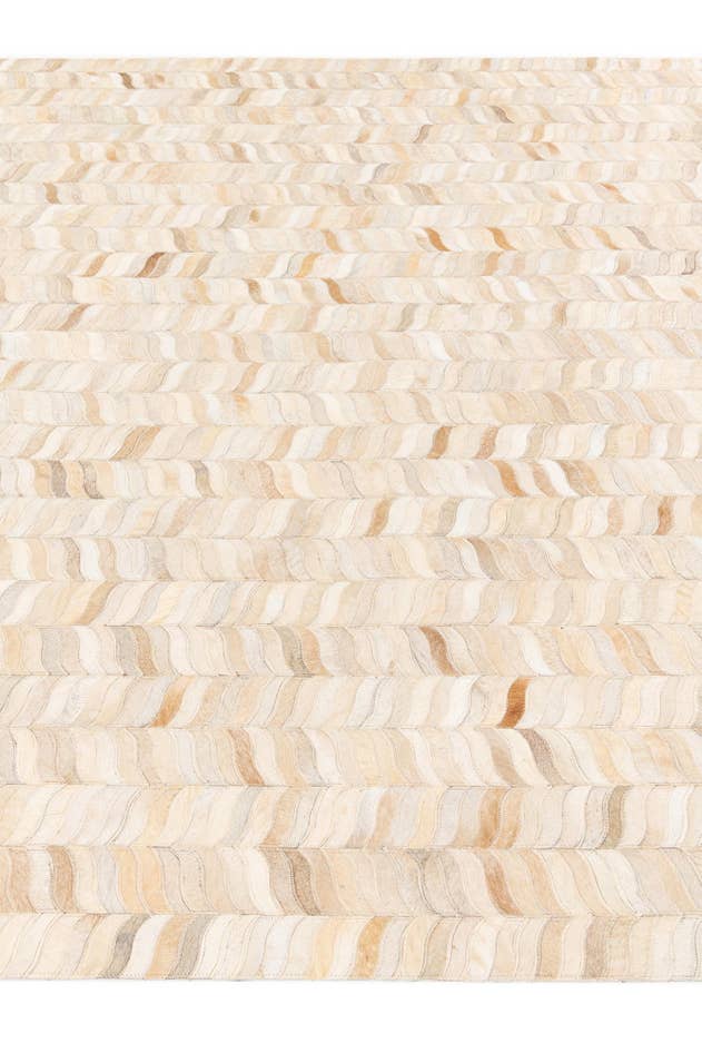 Detail image of 6' 8 x 9' 9 Cowhide Stocks Rug
