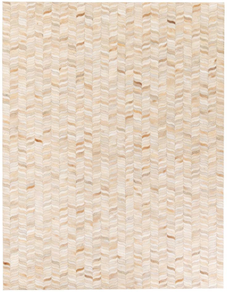 Detail image of 6' 8 x 9' 9 Cowhide Stocks Rug