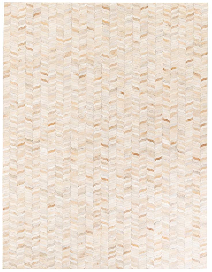 Detail image of 6' 8 x 9' 9 Cowhide Stocks Rug