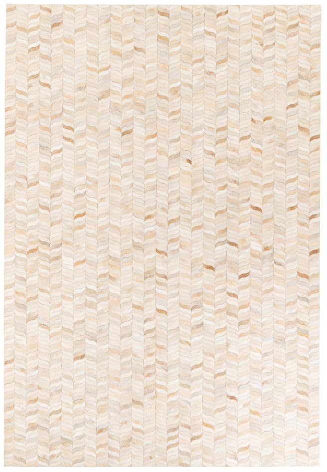 Detail image of 6' 8 x 9' 9 Cowhide Stocks Rug