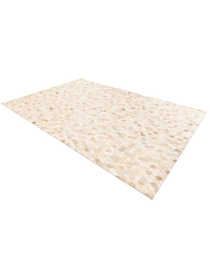 Detail image of 6' 8 x 10' Cowhide Stocks Rug