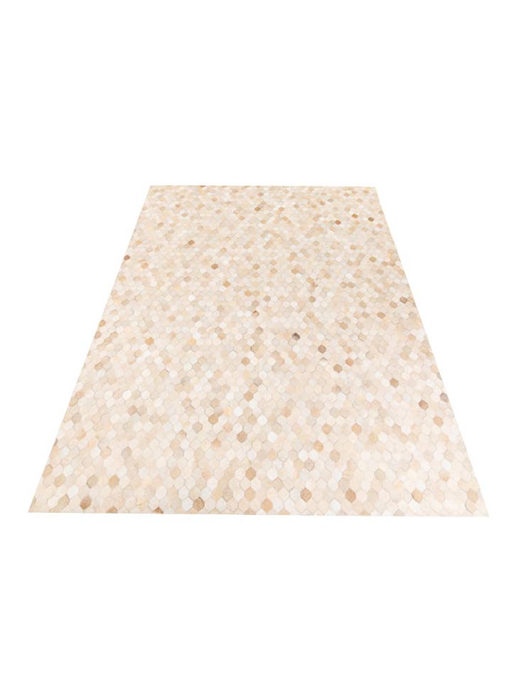 Detail image of 6' 8 x 10' Cowhide Stocks Rug