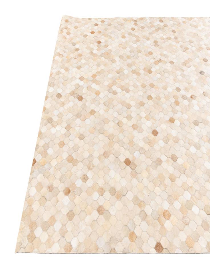 Detail image of 6' 8 x 10' Cowhide Stocks Rug