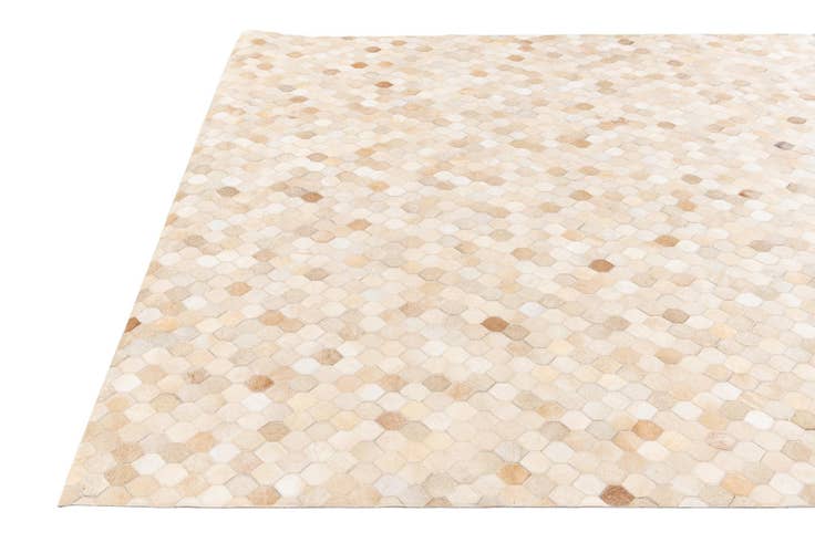 Detail image of 6' 8 x 10' Cowhide Stocks Rug