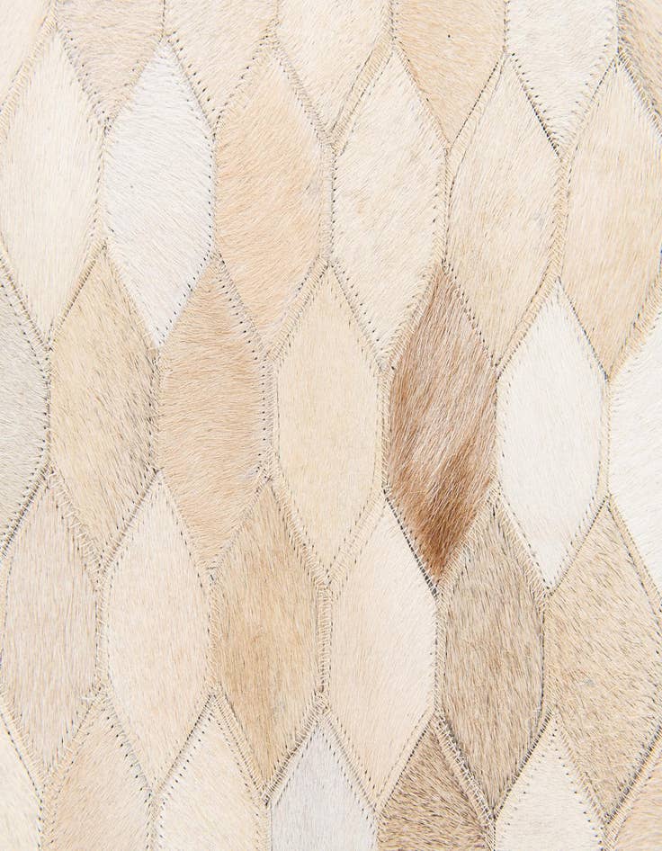 Detail image of 6' 8 x 10' Cowhide Stocks Rug