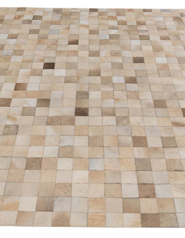 Detail image of 6' 8 x 9' 9 Cowhide Stocks Rug