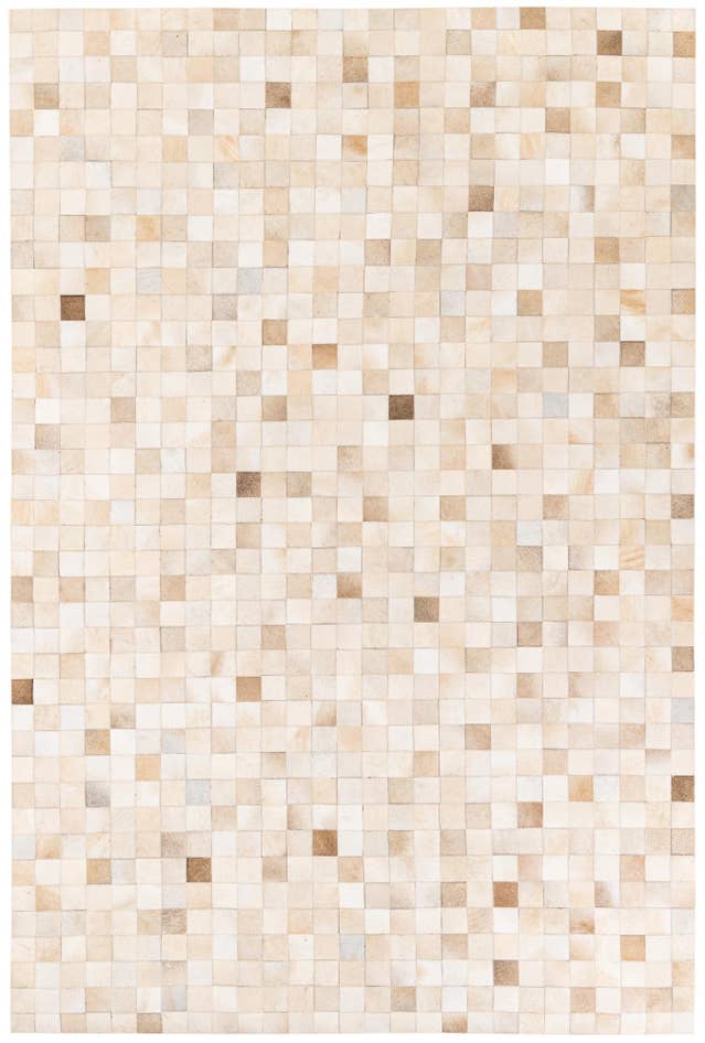 Detail image of 6' 8 x 9' 9 Cowhide Stocks Rug