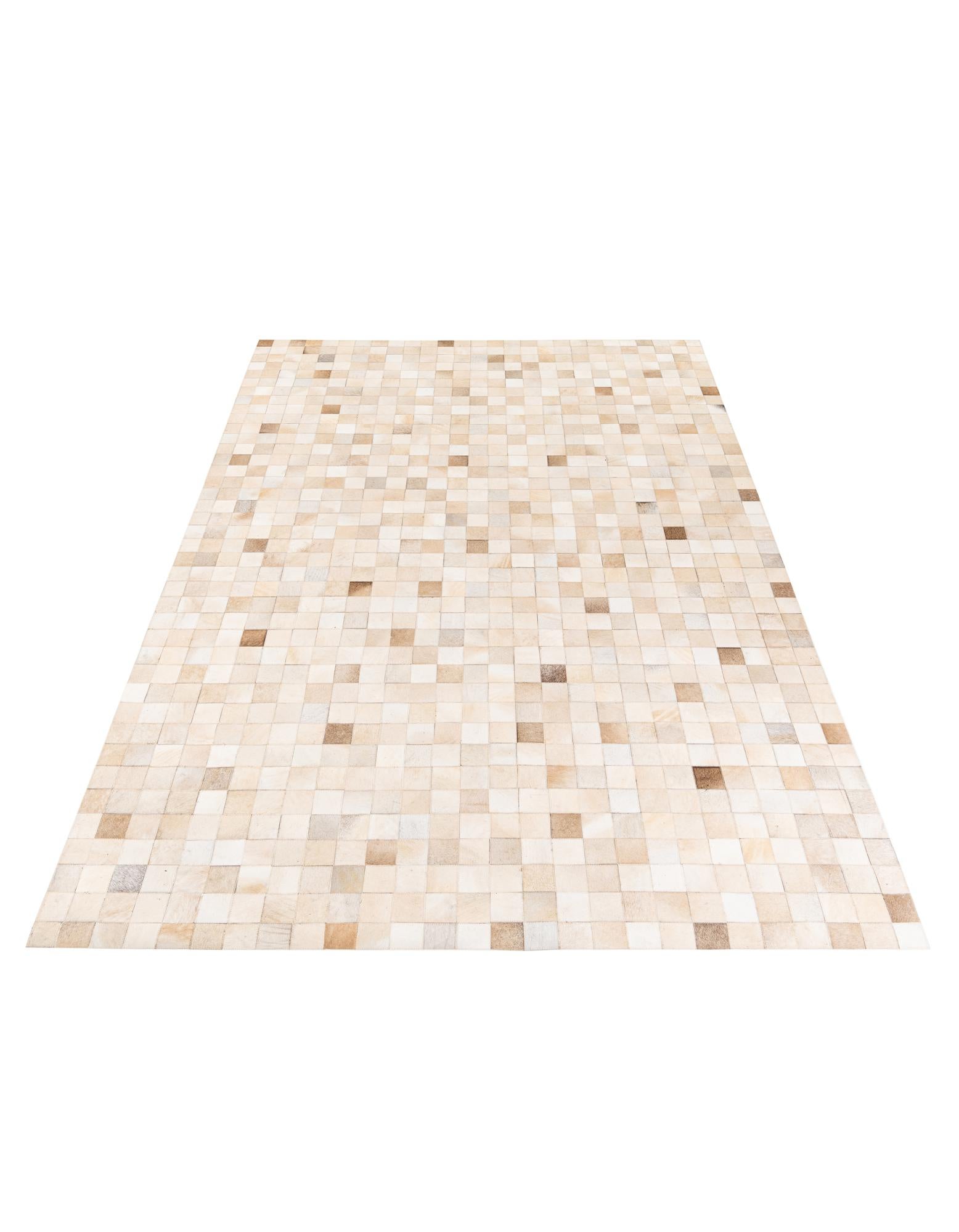 6' 8 x 9' 11 Cowhide Stocks Rug