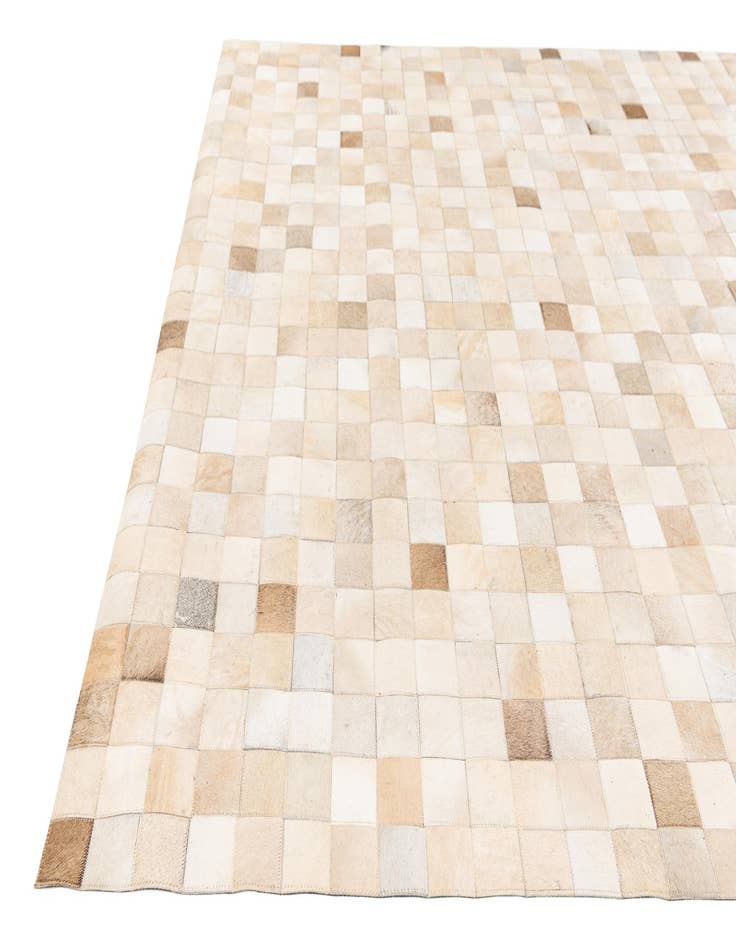 Detail image of 6' 8 x 9' 11 Cowhide Stocks Rug