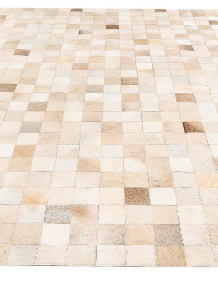 Detail image of 6' 8 x 9' 11 Cowhide Stocks Rug