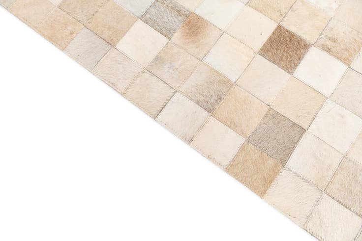 Detail image of 6' 8 x 9' 11 Cowhide Stocks Rug