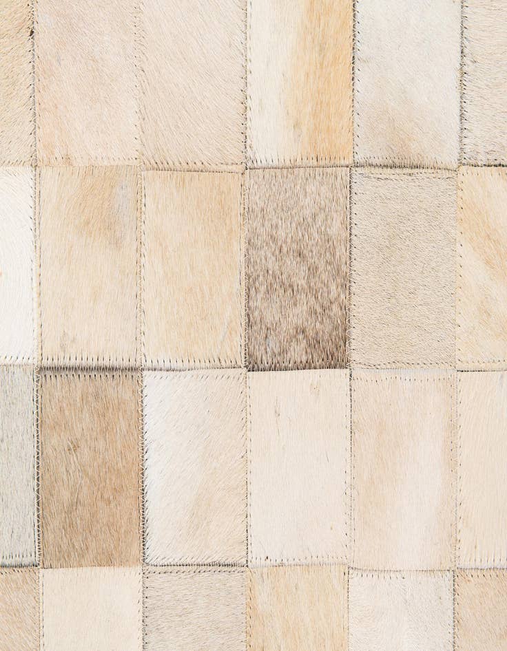 Detail image of 6' 8 x 9' 11 Cowhide Stocks Rug