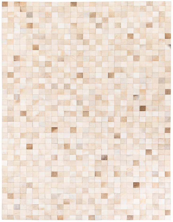 Detail image of 6' 8 x 9' 11 Cowhide Stocks Rug