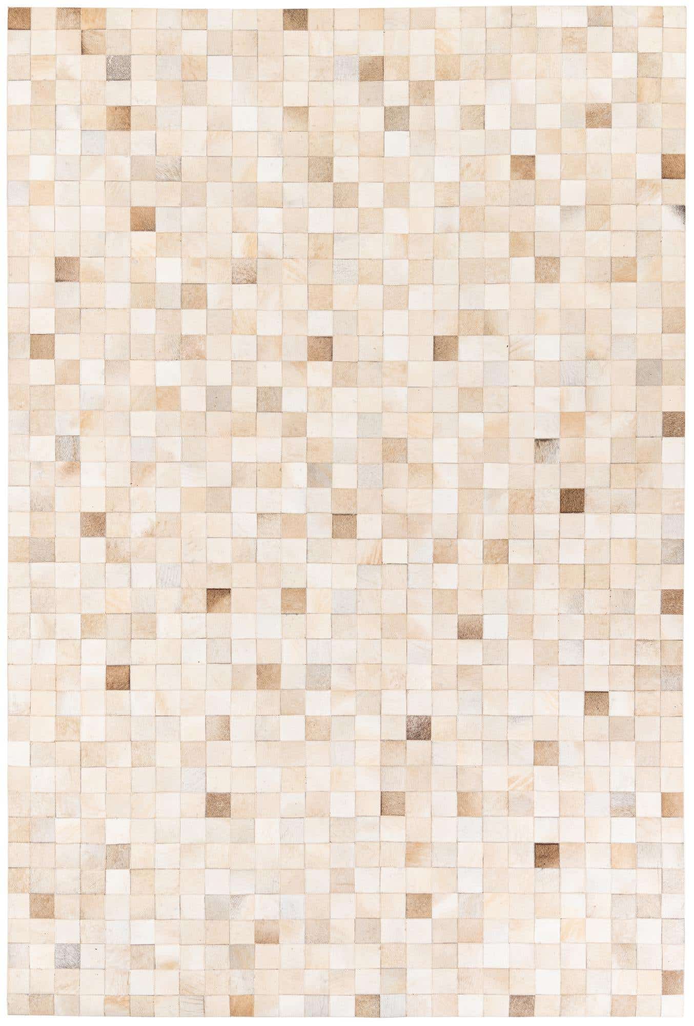 6' 8 x 9' 11 Cowhide Stocks Rug