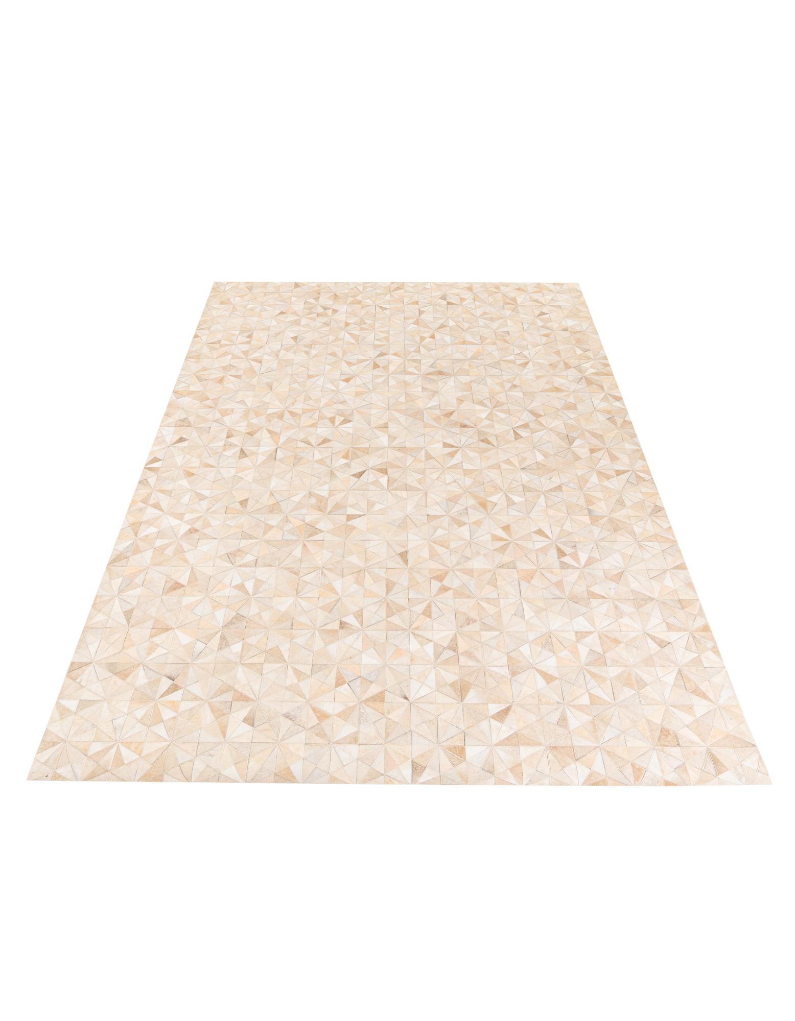 6' 9 x 9' 8 Cowhide Stocks Rug