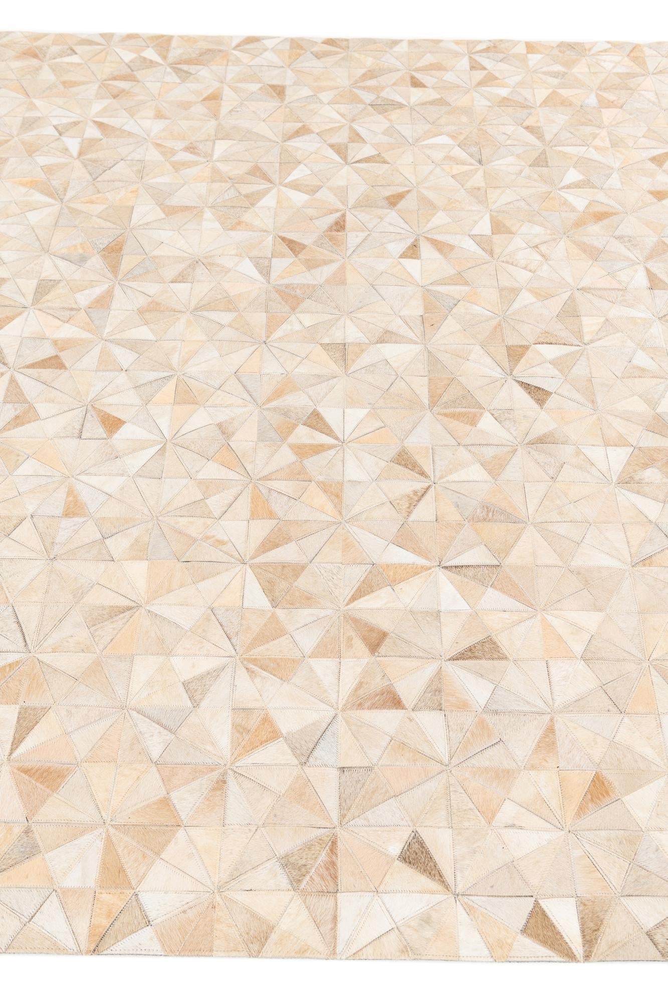 6' 9 x 9' 8 Cowhide Stocks Rug