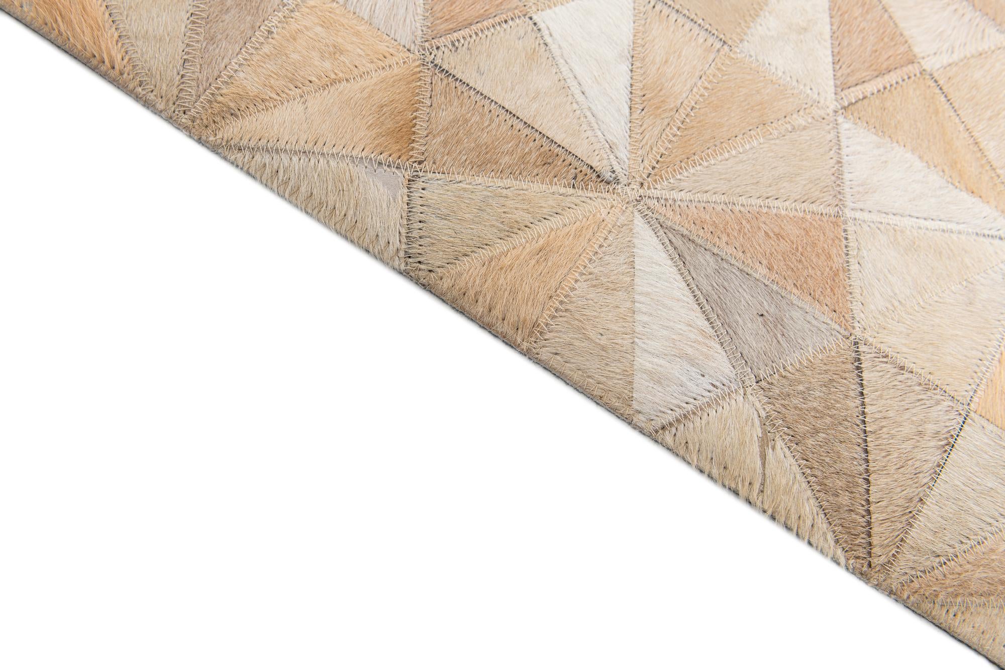 6' 9 x 9' 8 Cowhide Stocks Rug