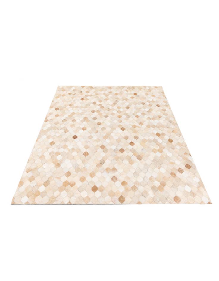 Detail image of 4' 8 x 6' 8 Cowhide Stocks Rug