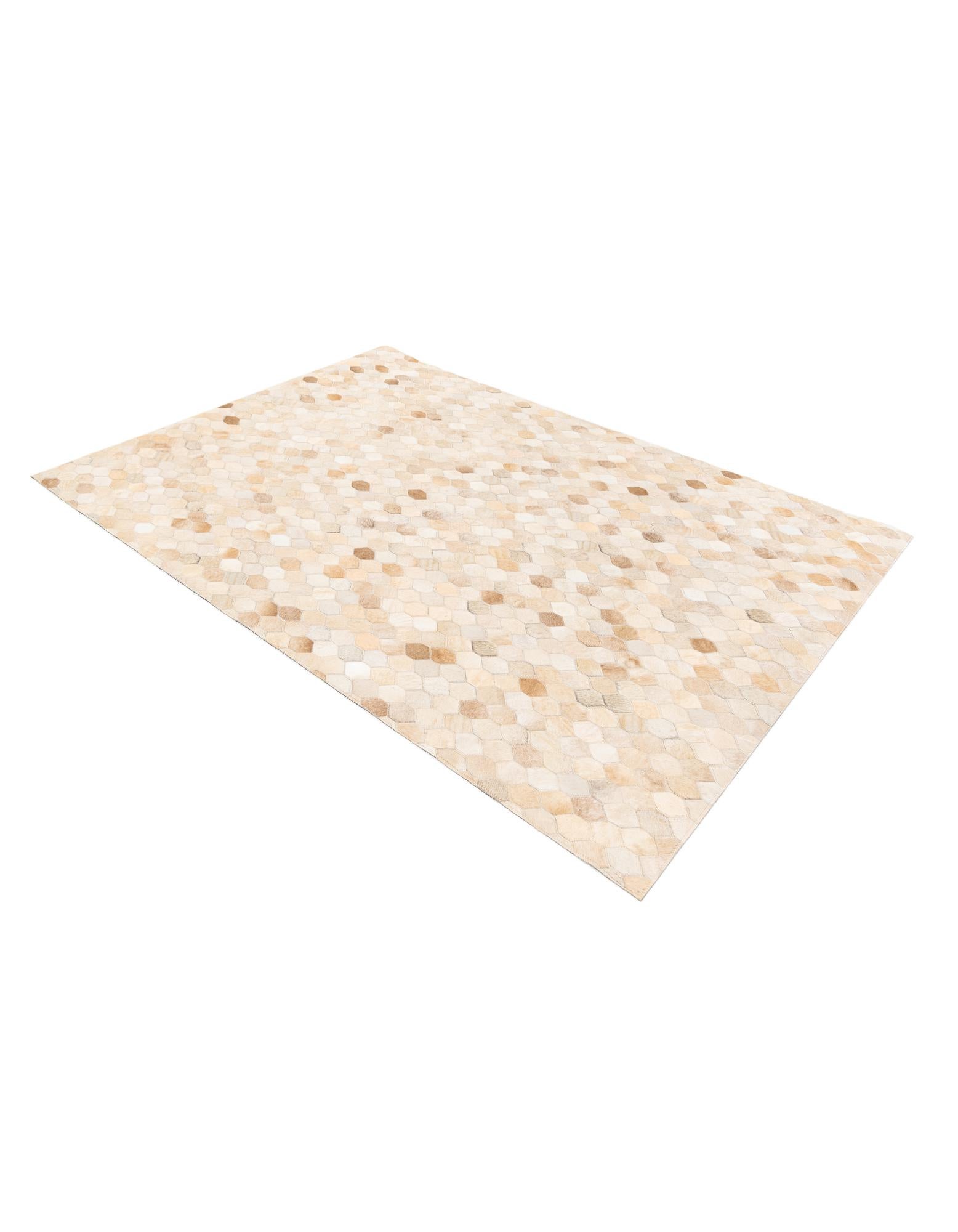 4' 8 x 6' 7 Cowhide Stocks Rug