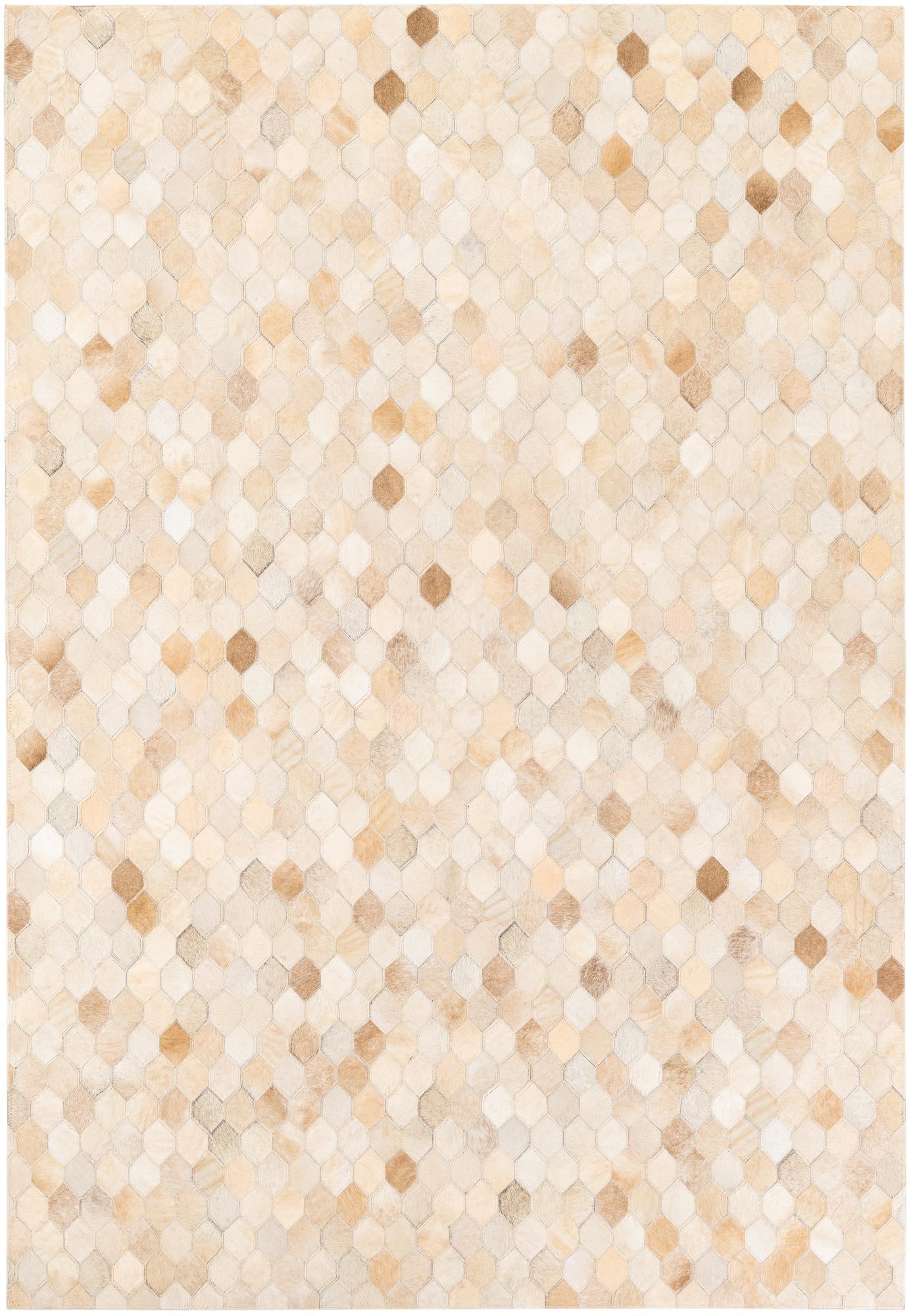 4' 8 x 6' 7 Cowhide Stocks Rug
