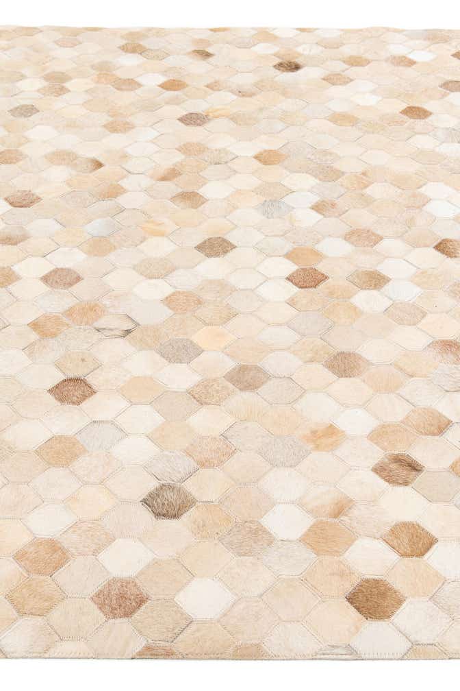 4' 8 x 6' 8 Cowhide Stocks Rug